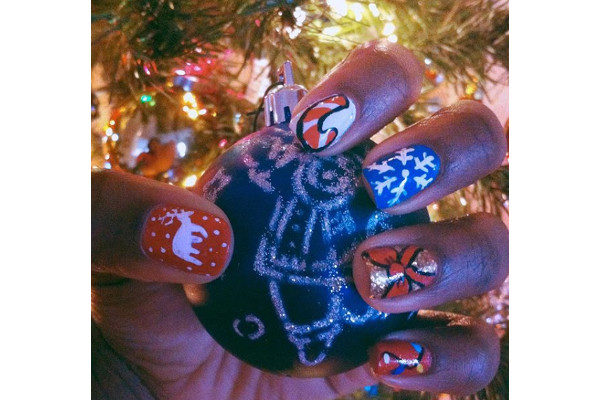 nail art di Natale