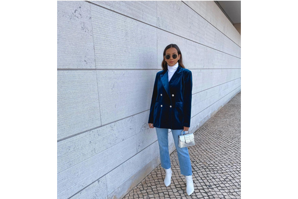 Blazer di velluto
