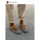Ballerine in suede