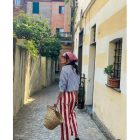 Pantaloni a righe